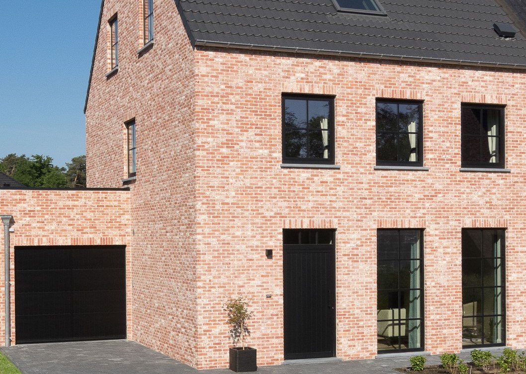 Half open bebouwing   Voorgevel   Project LF Zoersel