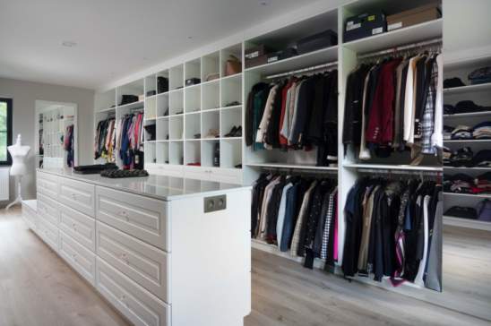 Maatkast in dressing