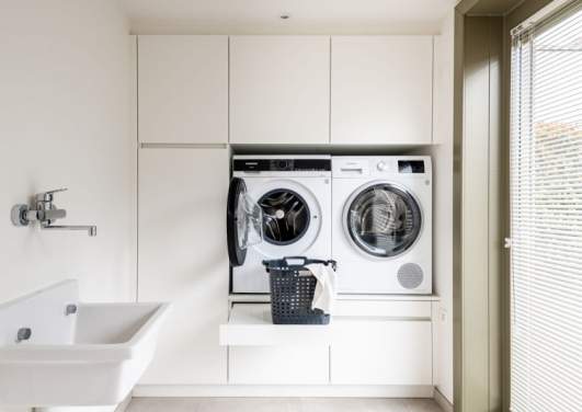 Waskast voor wasmachine en droogkast 1
